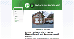 Desktop Screenshot of posner-physio.de